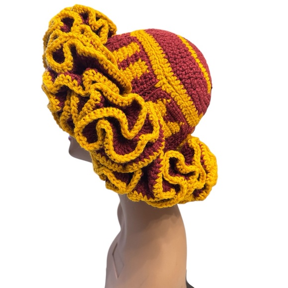Bethune Cookman Ruffle hat - Picture 3 of 3